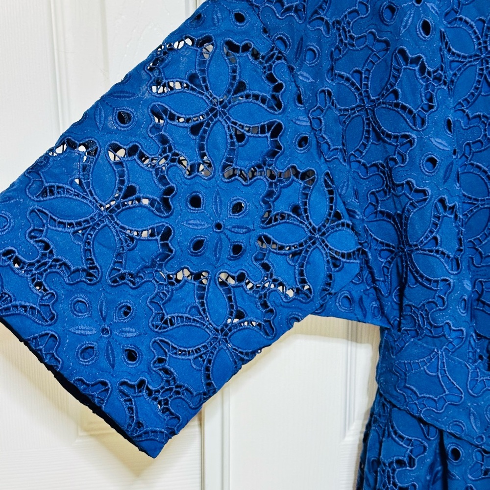 Kate Spades ♠️ Maxi dress Navy blue embroidery